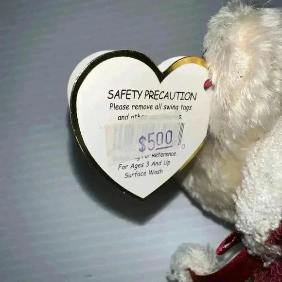 NWT!Lot of 2 TY Attic Treasures Collection Bears 2000Mrs.Santabear/1993Rafaella - Picture 8 of 16